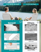 SERWALL HDPE Outdoor Rocking Chair - Image 7