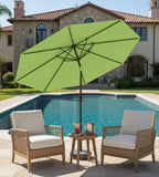 9FT Auto-Tilt Patio Umbrella|Outdoor Market Table Umbrella - Image 6