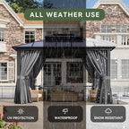 Aoxun 12'x10' Hardtop Gazebo - Image 7
