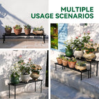 Metal Plant Stand, Rust-proof Aluminum Flower Pot Stand, Heavy Duty Planter - Image 8