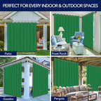 PureFit Outdoor Curtains for Patio Waterproof Weatherproof Outside Curtains | - Image 5