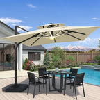 10x10 FT Outdoor Cantilever Patio Umbrella by Unknown
