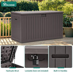 YITAHOME 220 Gallon Double-Wall Deck Box - Image 4