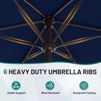 7.5FT Patio Umbrella Table Market Umbrella - Image 3