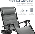 Best Choice Products Oversized Padded Zero Gravity Chair, Folding Outdoor Patio - Image 4
