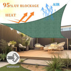 Shade&Beyond Sun Shade Sail Breathable UV Block Outdoor Covering Cloth - Image 2