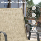 Patio Chairs Set of 4 - Image 7