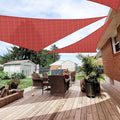 Patio Paradise 2' x 2' x 2' Sun Shade Sail Triangle Canopy Shade Cloth Fabric by Patio