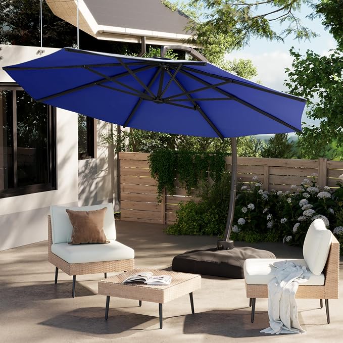 11FT All Aluminum Cantilever Patio Umbrella - Image 7