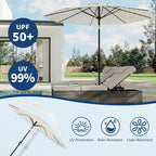 GarveeLife 9FT Patio Umbrella Outdoor, Market Umbrella, Table Umbrella - Image 3