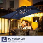 10x13FT Cantilever Patio Umbrella - Image 3