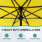 9 FT Patio Umbrella for Outdoor, Outdoor Table Umbrella - Image 3