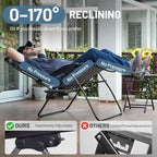 TIMBER RIDGE XXL Oversized Zero Gravity Chair, 500 lb - Image 7