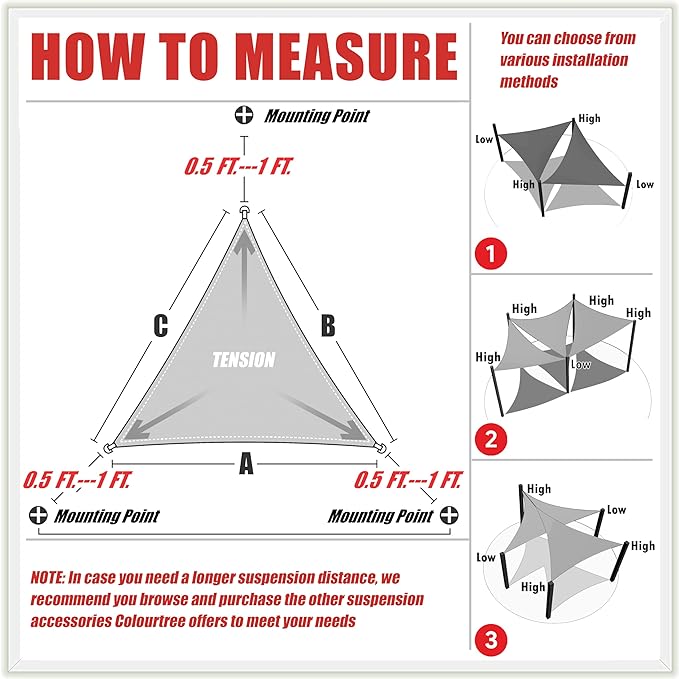 ColourTree CTAPRT16 Custom Size Order to Make 6' x 10' x 11.7' Black Right - Image 6