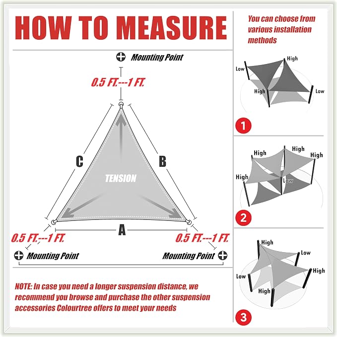 ColourTree CTAPRT16 Custom Size Order to Make 17' x 19' x 25.5' White Right - Image 6