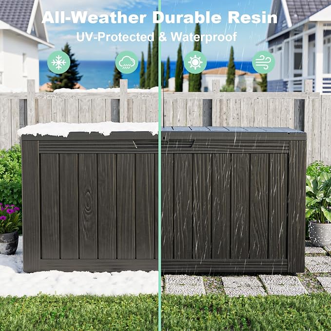 ROJIK Outdoor Storage Housing Deck Box - Image 5