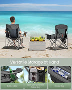 SONGMICS Camping Chair, Folding Oversized Chair, Comfortable and Heavy-Duty - Image 5