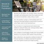 POLYWOOD Presidential Rocking Chair in Sand - Image 9