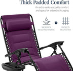 Best Choice Products Oversized Padded Zero Gravity Chair, Folding Outdoor Patio - Image 4