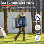 Alpen Zero Gravity Chair, Portable Padded Patio Chairs - Image 6