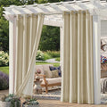 2 Panels Outdoor Stripe Curtains by Sunshelf