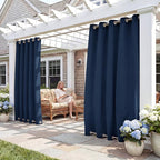 RYB HOME 2 Panels Outdoor Curtains by RYBHOME