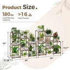 Bamworld 2 Sets of Package Plant Stands Indoor Wood Plant Shelf Outdoor | - Image 5