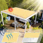 Shade&Beyond Customized Size 14' X 16' Shade Cloth - Image 2