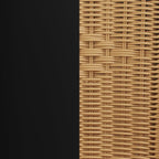 Flash Furniture Lila 2 Pack Beige Rattan Indoor-Outdoor Restaurant Stack Chair - Image 14