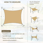 10' x 13' Rectangle Sun Shade Sail - Image 4