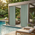 Waterproof Outdoor Curtain W84 x L120 - Image 2