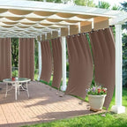 RYB HOME Outdoor Curtains for Patio Waterproof, Windproof - Image 3
