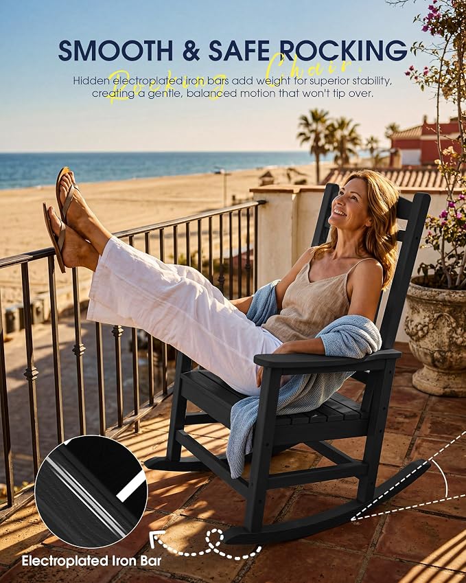 Oversized Outdoor Rocking Chair - Image 9