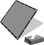 90% Shade Cloth Sun Shade Fabric Privacy Screen Shade Cover by eMeritDirect