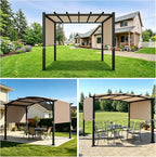 NOVINO Pergola Canopy Replacement Pergola Cover - Image 8