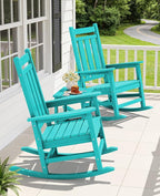 Oversized Outdoor Rocking Chair, HDPE Patio Rockers, Aruba | | All-Weather - Image 2