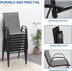 Patio Chairs Set of 8 - Image 7