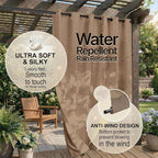 Waterproof Outdoor Curtain W105 x L84 - Image 4
