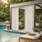 Waterproof Outdoor Curtain W84 x L84 - Image 2