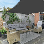 AsterOutdoor Sun Shade Sail Rectangle 10' x 10' UV Block Canopy - Image 8