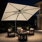 JZAC & QZYD 9x12 FT Cantilever Offset Patio Umbrella - Image 2