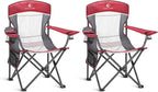 ALPHA CAMP Oversized Fully Padded Camping Chairs by ALPHACAMP
