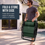 Best Choice Products Oversized Padded Zero Gravity Chair w/Canopy Headrest Cup - Image 8