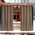 NICETOWN 2 Panels Windproof Outdoor Curtains - Image 8