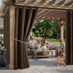 Water Proof Outside Curtains W52 x L72 - Image 2