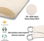 Tronssien Rectangle 12'x16' Sun Shade Sail, 95% UV Blockage Canopy Awning - Image 4
