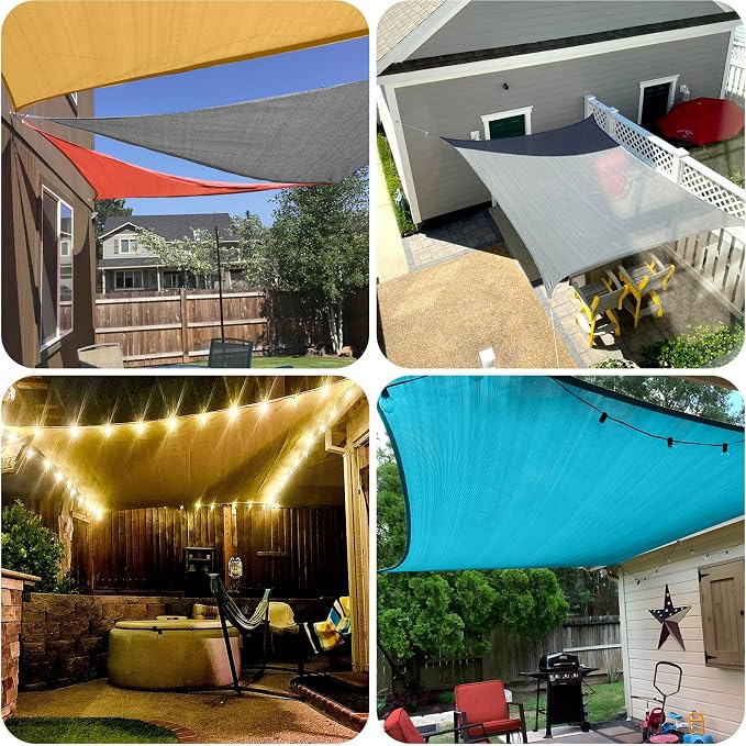 Sun Shade Sail 7'x9' Terra Red Rectangle Custom Size | 95% UV Block, Cooling - Image 7