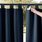 NICETOWN 2 Pieces Blackout Outdoor Curtainss by NICETOWN