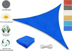 Tronssien Triangle 16'x16'x16' Sun Shade Sail, 95% UV Blockage Canopy Awning - Image 3