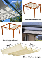 Retractable Waterproof Wave Awning Cover 4' x 6' - Image 5